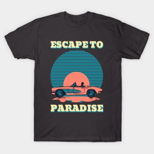 Endless Summer Paradise retro T-Shirt